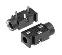 sourcing map 50pc 3.5mm 3 Broche souder Audio stéréo Jack F Connect vidéo PJ320