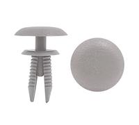 sourcing map 50pc Pare-choc Auto porte Garniture Aile 8mm trou plastique Rivet Attache