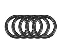 sourcing map 50Pcs 11,5 x 1,5 mm joints toriques en caoutchouc nitrile résistant à chaleur passe-fils étanchéité noir