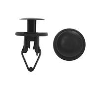 sourcing map 50pcs 12mm Diamètre trou fixation panneau porte Garniture plastique Rivet Agrafe Attache