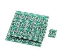 sourcing map 50pcs 13mmx10mm SOT23 MSOP10 UMAX à DIP10 0.5mm/0.95mm PCB Adaptateur Retorte