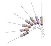 sourcing map 50Pcs 1W 1 Watt Oxyde métal Film Résistance Radial 1.3KOhm ±5% Tolérance