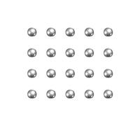 sourcing map 50pcs 2.5mm Chrome Acier Roulement à Billes G5 Précision