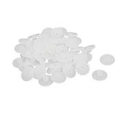 sourcing map 50Pcs 24 Dent 13mm Dia extérieur Plastique Roue engrenage