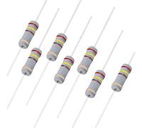 sourcing map 50pcs 240 Ohm Résistance, 2W 5% Tolérance Film De Carbone Résistances, 4 Bandes pour DIY Projets Électroniques et Expériences