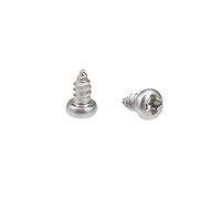 sourcing map 50Pcs 2x4mm vis autotaraudeuses à tête cruciforme vis fixation