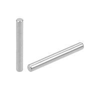sourcing map 50Pcs 3mm x 25mm Goupille 304 INOX Acier Étagère Chevilles Support Étagères Argenté
