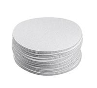 sourcing map 50pcs 6" oxyde aluminium blanc Crochet boucle sèche 180 Grains Disque ponçage