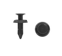 sourcing map 50Pcs 6mm Diamètre Trou Rivet Plastique enfoncer agrafes retenue Type Attache Broche Bouclier