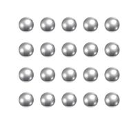 sourcing map 50Pcs 9.5mm 201 Inoxidable Acier Roulement Billes G200 Précision