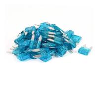 SOURCING MAP 50Pcs Auto Voiture Moto Fusible ATO ATC Lame Bleu 15A