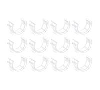 sourcing map 50pcs Couture Bobine Support Petit Bobine Clips Plastique Bobine Pinces Couture Outil Accessoire Prévenir Queues Fil Dévidage, Blanc