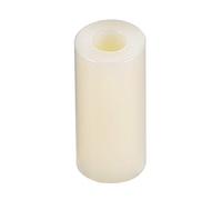 sourcing map 50Pcs cylindre rond ABS Rondelles entretoises 7mmx3mmx15mm Blanc
