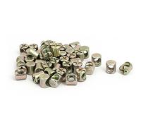 sourcing map 50pcs Écrou Cylindrique Fendu à Goujon Croisé M6 x 10mm