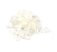 sourcing map 50Pcs Effacer Isolation PVC Housse pour Drapeau 6, 35mm Connecteur Terminal
