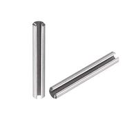 sourcing map 50pcs Goupille à Ressort Fendue 304 Acier Inoxydable Cylindriques Finition Unie M3 x 18mm
