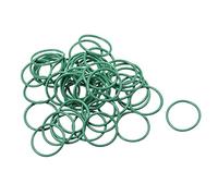 sourcing map 50Pcs Joints Toriques 14mm OD 12mm ID 1mm Largeur FKM Vert