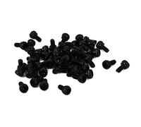 sourcing map 50pcs M1.6 x 3mm Vis a tête six pans creux hexagonale cylindrique boulon Mécanique Noir acier allié de qualité 12,9