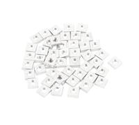 sourcing map 50pcs M3 5,4 x 5,4 x 2mm Acier Inoxydable Vis Fixation écrous Carrés