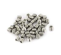 sourcing map 50Pcs M3 x 3 mm en Acier Inoxydable vis à Six pans Creux sans tête Ver à Cuvette