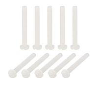 sourcing map 50Pcs Nylon Machine Vis M3x25mm Fendu Tête Cylindrique