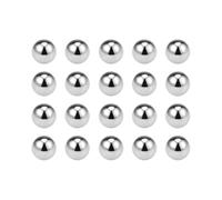 sourcing map 50pcs pour Roue Vélo Moyeu VTT Roulement à Billes Précision | Billes Acier Chrome Solide, Billes 4.5mm G10 pour Porte-clés Roue
