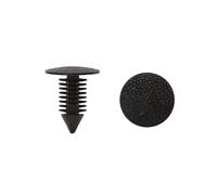 sourcing map 50pcs Rivet plastique Clips poussoir retenue Trou 8.5mm Noir Voiture porte