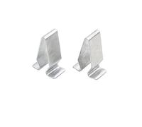 sourcing map 50Pcs Universel Fixation vis métallique Panneau Porte Type U Rivets Clip pour Voiture