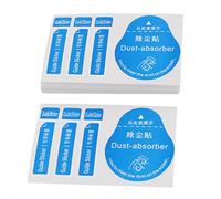 sourcing map 50Pièces Amortisseur LCD Guide Dedust Autocollant pour téléphone cellulaire Tablet Screen