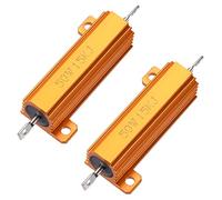 sourcing map 50W 15kOhm 5% vis Alum Résistance Appuyez châssis résistance bobine charge 2pc