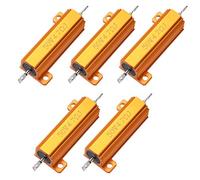 sourcing map 50W 4,7Ohm 5% vis Alum Résistance Appuyez châssis résistance bobine charge 5pc