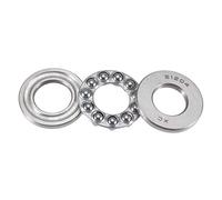 sourcing map 51204 Poussée Billes Roulements 20mm x 40mm x 14mm Carbone Acier Unique Direction