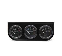 sourcing map 52mm Température eau Température huile manomètre pression huile Kit voiture Triple Mètre Pointeur
