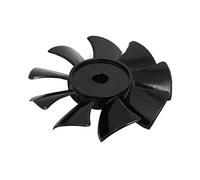 sourcing map 550W/750W 115mm Dia 9 compresseur air Pale Ventilateur Remplacement Noir
