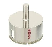 sourcing map 55mm Foret de scie cloche en verre enduit de diamant pour porcelaine roche marbre carreaux céramique