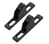 sourcing map 55mmx9mmx19mm zinc porte coul. serrure Garde-fenêtre 2PCS noir