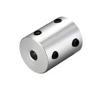 sourcing map 5mm à 12mm Alésage Coupleur Arbre Moteur Rigide Couplage Ensemble Vis L25XD20 Aluminium Alliage Accouplement Connecteur Accessoire 2pcs