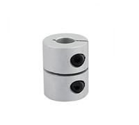 sourcing map 5mm à 8mm Accouplement d'arbre 25mm Longueur 20mm Diamètre Coupleur En Alliage D'aluminium Joint Moteur pour Imprimante 3D CNC Machine DIY Encodeur