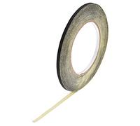 sourcing map 5mm Acétate Tissu Ruban pour Laptop Électrique Auto Guitare Rouleau Haut Temperature Adhésif Ruban Noir 30m/98.4ft