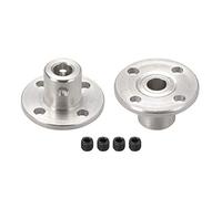 sourcing map 5mm diamètre intérieur H12 * D10 Coupleur Axe Bride Rigide Accouplement Arbre Guide Moteur connecteur 2 pièces pour pièces de bricolage