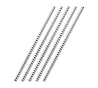 sourcing map 5mm x 250mm Tige Acier Inoxydable 304 Barre Rond Solide pour Bricolage Artisanat 5Pcs