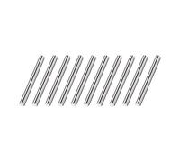 sourcing map 5mm x 50mm Tige Acier Inoxydable 304 Solide Rond pour Bricolage Artisanat 10 pcs