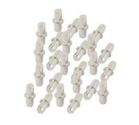sourcing map 5mmx16mm métal plate forme cylindrique des axes de support porte-clous 25pcs