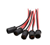 sourcing map 5pc T10 W5W 168 194 connecteur Prise Voiture LED lumière Extension Adaptateur Base