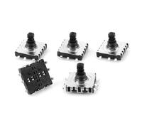 sourcing map 5Pcs 10x10x9mm 6 broche 5 Place momentanée façon Interrupteur tactile Surface Mounted Devices SMT
