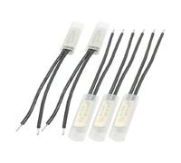 sourcing map 5pcs 120C 250V 5A Double Sortie câble coupé Circuit fusibles Thermiques Température