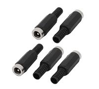 sourcing map 5Pcs 2.1mm x 5.5mm Femelle DC Alimentation Prise Jack Connecteur Adaptateur