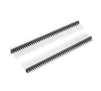 sourcing map 5Pcs 2.54mm Pas 40-Broche 15mm Longueur Double Rangée Droit Connecteur Broche Bande en-tête pour Prototype Bouclier