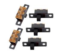 sourcing map 5pcs 2 Position On/Off SPDT 3 Borne PCB Panneau interrupteur glissière vertical