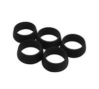 sourcing map 5pcs 30-34mm Anneau Silicone Imperméable vélo Selle vélo Noir Cache-poussière